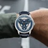 PINDU Design Unique Blue Luxury 42mm Mechanical Luminous Steel Watch 4
