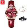 2PCS Set Deep Red