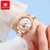 OLEVS 7001 Fully Automatic Women’s Mechanical Steel Strap Watch 4
