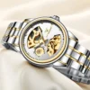 Luxury Elegant Bracelet Wristwatch Fashion Trend Automatic Mechanical Watches for Women's Dress Lady Self Winding Tourbillon Clock 4