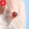 Relogio Women OLEVS Bracelet Watches Luxury Fashion Automatic Mechanical Watch Simple Ladies Watch Female Clock Wrist Watch 5