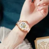 New Fashion Luxury Ceramic Hollow Automatic Women’s Waterproof Watch 4