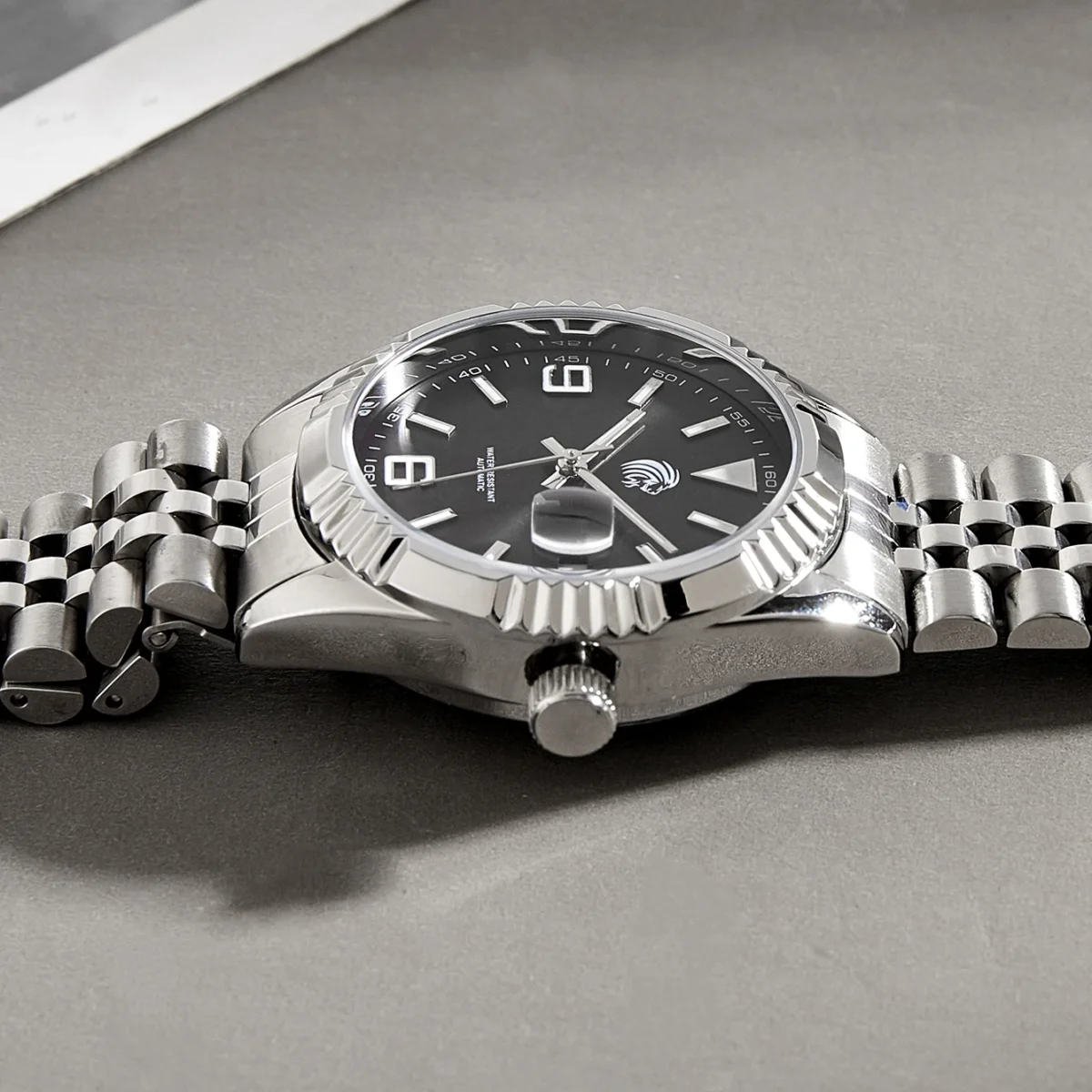 Luxury Automatic Steel Bracelet Waterproof Women’s Mechanical Watch 4