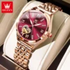 Rose gold red