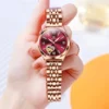 OLEVS Brand Luxury Fashion Red Dial Automatic Mechanical Watch For Women's Waterproof Steel Ladies Watch Reloj Para Mujer 3