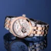 MIGE Original Miyota Skeleton Automatical Mechanical Watch for Women's Waterproof Sapphire Stainless Steel Women's Wristwatch 5