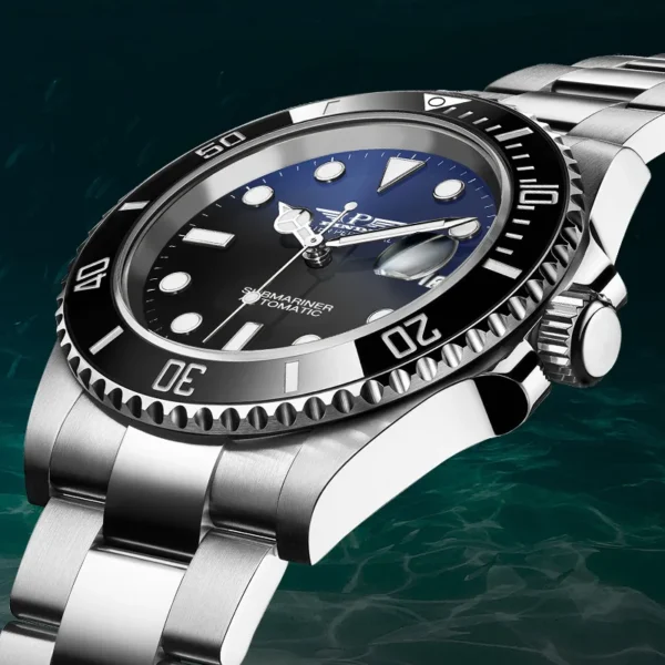 PINDU Design Luxury Water Ghost Ceramic Automatic 40mm Mechanical Watch 1