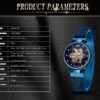 Forsining Creative Starry Sky Fashion Skeleton Self-Winding Women’s Watch 5