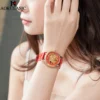 AOKULASIC Elegant High-Quality Luxury Skeleton Automatic Women’s Watch 3