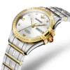 silver gold white