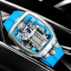 PINDU Design Top Brand Luxury Military Sport NH05 Automatic Watch 3