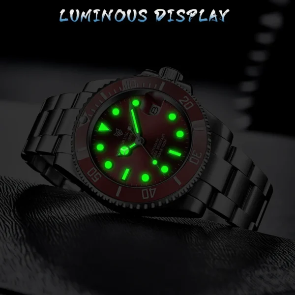 LIGE Classic Top Brand Luxury Fashion Automatic Women’s Mechanical Watch 2