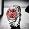 LIGE Classic Top Brand Luxury Fashion Automatic Women’s Mechanical Watch 3