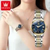 OLEVS Luxury Automatic Luminous Stainless Steel Women’s Mechanical Watch 5