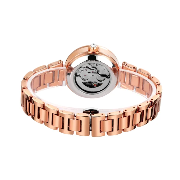 Forsining Fashion Classic Diamond Skeleton Automatic Women’s Luminous Watch 2