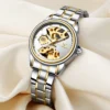 Luxury Elegant Bracelet Wristwatch Fashion Trend Automatic Mechanical Watches for Women's Dress Lady Self Winding Tourbillon Clock 3
