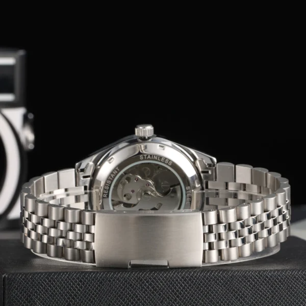 Luxury Automatic Steel Bracelet Waterproof Women’s Mechanical Watch 2
