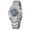 Luxury Gold Fashion Crystal Skeleton Automatic Women’s Stainless Steel Watch 3