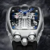 PINDU Design Top Brand Luxury Military Sport NH05 Automatic Watch 4