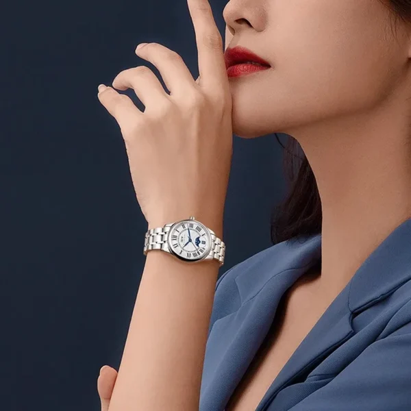 Switzerland Made Watch for Women's CARNIVAL Brand Luxury Automatic Mechanical Watches Ladies Fashion Waterproof 2025 Reloj Mujer 2