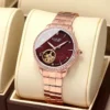 MIGE Original Miyota Automatical Mechanical Watch for Women's Waterproof Diamond Sapphire 18K Gold Stainless Steel Wristwatch 2