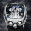 PINDU Design Top Brand Luxury Military Sport NH05 Automatic Watch 3