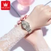 OLEVS 6635 Elegant Simple Fashion Automatic Women’s Watch Gift Box 3