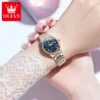 OLEVS Luxury Automatic Luminous Stainless Steel Women’s Mechanical Watch 6