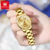 OLEVS Elegant Diamond Calendar Automatic Women’s Stainless Steel Watch 4