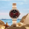 MIGE Original Miyota Automatical Mechanical Watch for Woman Waterproof Diamond Sapphire 18K Gold Stainless Steel Wristwatch 6