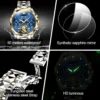OUPINKE Automatic Mechanical Watch for Men 50M Waterproof Sapphire Mirror Luxury High Level Wristwtch 6