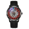 black silicone band