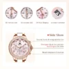 OLEVS 9999 Elegant Women Watch Multi functional Calendar Diamond Watch Simple Bracelet Set Luxury Brand Women Quartz Watch Reloj 5