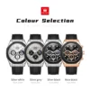 OLEVS 9911 Mens Watch Original Quartz Watch Waterproof Watch For Man Moon Phase Silicone Strap Multifunctional Chronograph Watch 6
