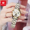 OLEVS 6608 Women Watch Original Luxury Watch Stainless Steel Automatic Mechanical Moon Phase Waterproof Watches For Women ﻿ ﻿ 3