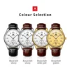 OLEVS Certified Original Brand Men's Quartz Watches Calendar Waterproof Double Needle Luminous Male Wristwatch Business Watch 6