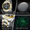 OLEVS 9807 New Mens Watches Original Quartz Watch Multifuncion Chronograph Watch For Man Waterproof Luminous Mens Gifts Freebie 5