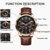 LIGE Watch Men Fashion Sports Quartz Clocks Mens Watches Top Brand Leather Military Waterproof Date Watch Relogio Masculino 6