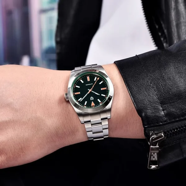 PAGANI DESIGN Green Sapphire Glass 2024 New Mens Mechanical Watches Luxury Automatic Watch Men NH35A Stainless Steel Sports Gift 2