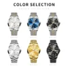 OLEVS 9931 Top Sale Men's Watches Fashion Trend Quartz Wristwatch Original Waterproof Stainless Steel Watch for Man Date Week 6