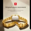 OLEVS Luxury Brands Women's Watches Trend Waterproof Simple Atmosphere Stainless Steel Quartz Wrist watch Original Certification 2