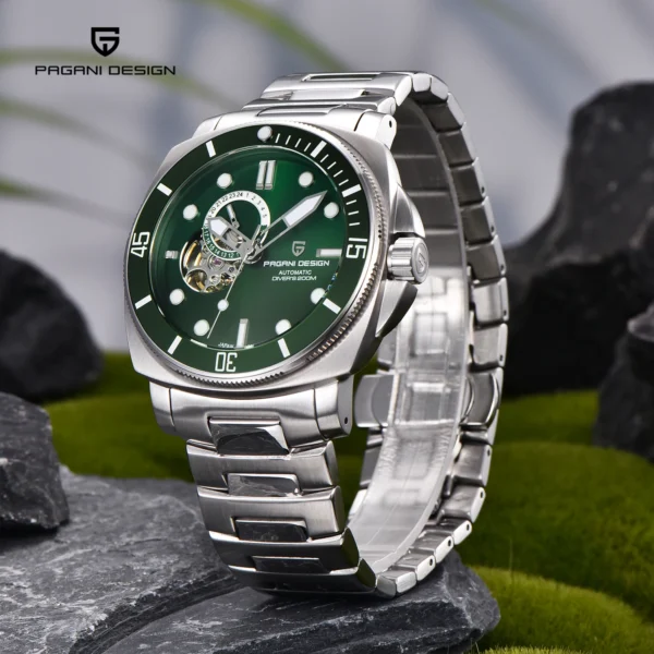 2024 New PAGANI DESIGN Men Mechanical Wristwatches Luxury Mens Watches Automatic Watch For Men Sapphire Mirror Waterproof Sports 1