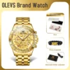 OLEVS 9913 New Mens Watch Original Quartz Watch Waterproof Luminous Watches For Men Multifunctional Chronograph Mens Gifts Reloj 2