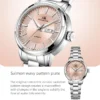 Shanghai Women's Watch Shanhe 30mm Automatic Mechanical Watch 5 Bar Waterproof Luxury Stainless Steel Women's Watch SH3113 3