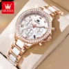 rose gold white