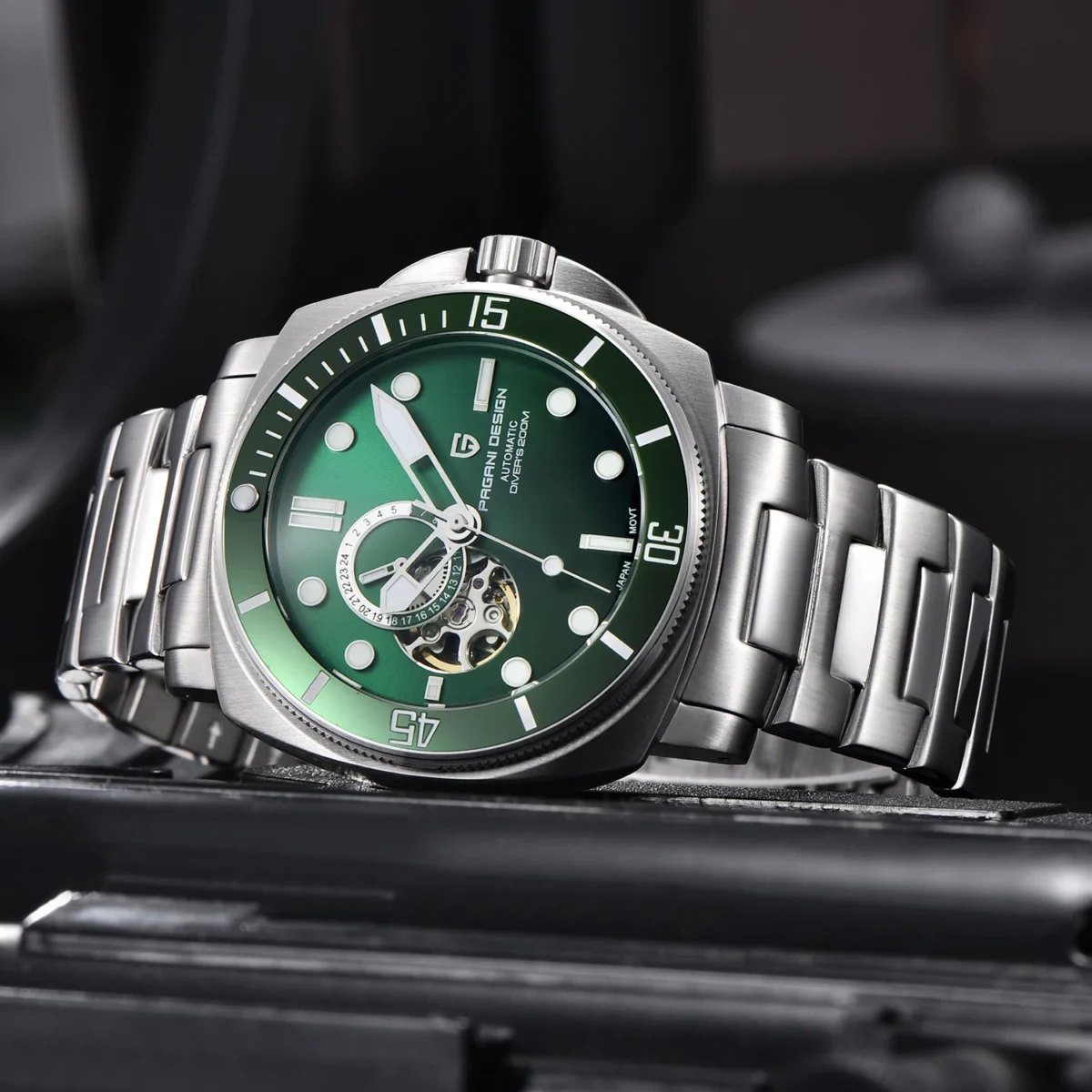 2024 New PAGANI DESIGN Men Mechanical Wristwatches Luxury Mens Watches Automatic Watch For Men Sapphire Mirror Waterproof Sports 3