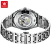 OLEVS Brand Simple Mens Watches Dual Calendar Waterproof Luminous Automatic Mechanical Watch Stainless steel Original Wristwatch 2