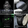 OPK 8173 Watches For Men Casual Simple Original Automatic Mechanical  Waterproof Luminous High Quality Wristwatch Reloj Hombre 6
