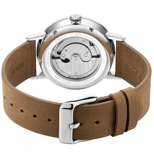 2025 New Seagull Men Watch Automatic Mechanical Watch Belt Waterproof Sapphire Glass Casual Men's Wristwatch Clock 819.93.6099 2