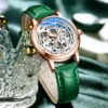 NEW CHENXI Women Automatic Mechanical Watch Brand Luxury Stainless Steel Waterproof Wrist Watch Ladies Skeleton Tourbillon Clock 6